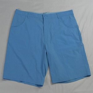 Short Par 4 36 x‎ 10" Light Blue Tech Performance Golf Flex Chino Shorts